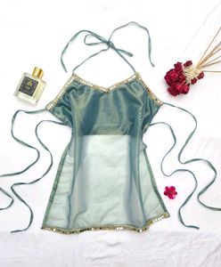 Y2k chatpati Backless halter top 👄