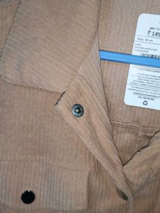 Corduroy Button-Up Jacket