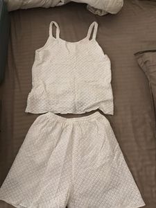 White Lace Co-ord Set