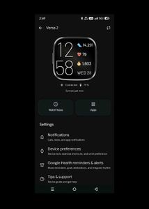 Fitbit Versa 2 amoled watch