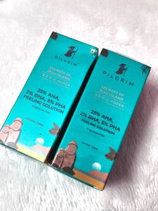 pack of 2 Pilgrim AHA BHA PHA Peeling Solution Set