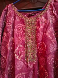 Beautiful Berry Colored Kurta Set