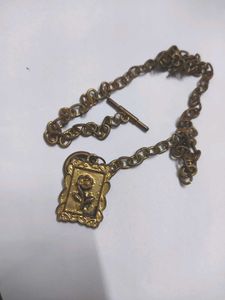 Vintage Gold Rose Locket Necklace