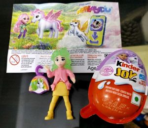 Kinder Joy Toy Figure Pink Edition