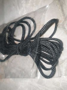Black Braided Rope Cord
