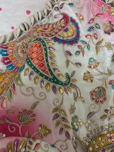 Embroidered Halter Neck corset Top