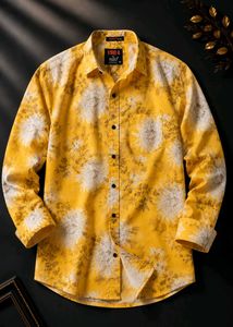 Men's Floral Print Shirt | Size M