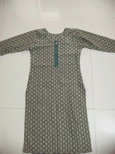 Green Printed Kurta Set