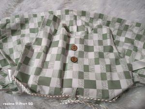 Cute Girls' Checked Summer Dress