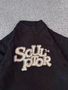 Designer "Sculptor" Knit Sweater