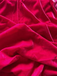 01 mtr Elegant Pink Velvet fabric