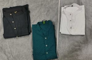 Bundle of 3 kurtas,Good quality and price at this