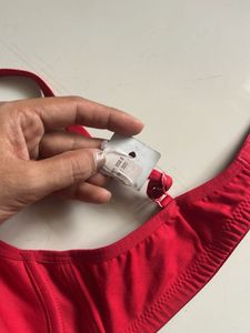 Vibrant Red Bra