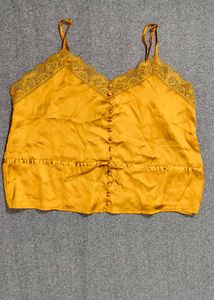 H&amp;M Satin Lace Pajama Set