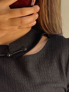 Stylish Black Crop Top