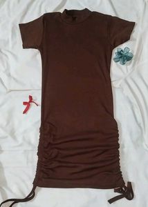 Brown Bodycon Dress