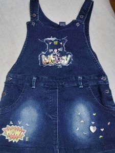 Cute Denim Jumper Dress