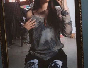 Pinteresty Unique Tie-Dye Long Sleeve Top