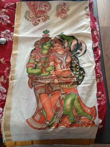 Mural Painting Kerala Saree