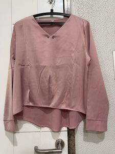 Chic Satin V-Neck Top