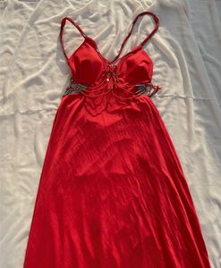 Stunning Red Bodycon Maxi Dress