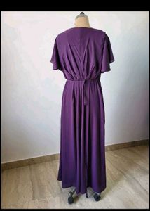 Elegant Purple Maxi Dress