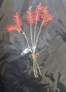 Embroidered Floral Motif