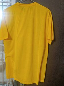 Yellow T-Shirt with Butterfly Print