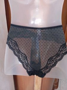 Lace Trim Bikini Briefs