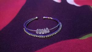 Elegant Crystal Bangle Bracelet