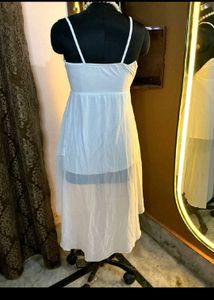 White Flowy Dress