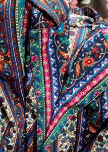 Stylish Printed Wrap Top