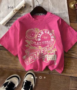 Hot Pink Cotton Graphic Tee