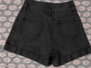 High Waisted Denim Shorts