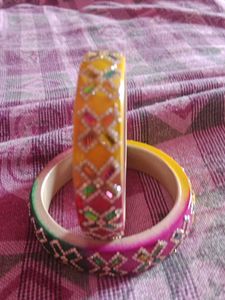 Vibrant Beaded Bangles