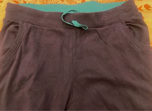 Navy Blue Capris with Drawstring Waist