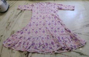 💜Lavender Floral Kurta