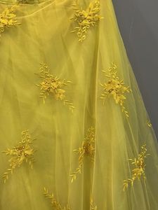 Stunning Yellow Embroidered lehnga set