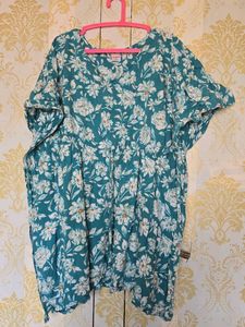 Flowy Floral Kaftan Top