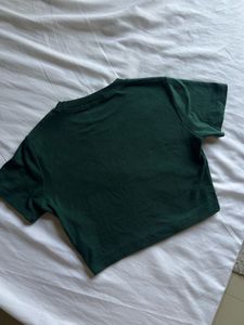 Burger bae - Green Crop Top "Awesome Since '92"