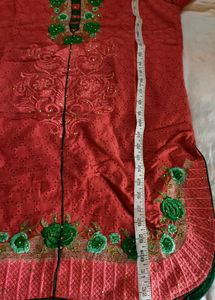 Embroidered Indian partywear Kurta