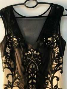 Elegant Black Lace Dress