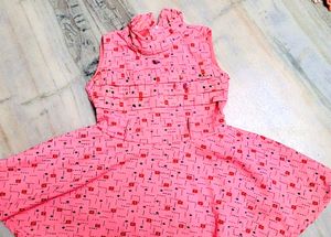 Cute Print Baby Girl Frock New Condition