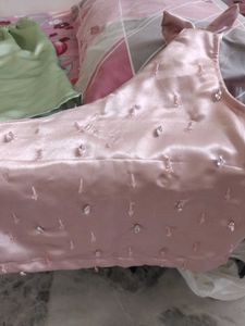 one shoulder bow top with skirt