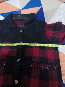 women Buffalo plaid check sweater