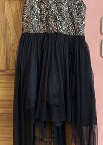Elegant Black Sequined Lehenga Choli Set
