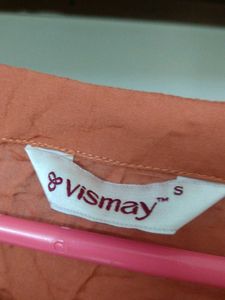 Vismay Orange kurta