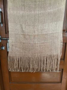 Golden  party wear Fringed Dupatta