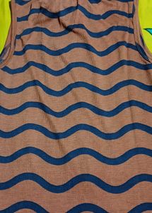 Shein Wave Print Top