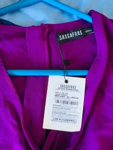 Sassafras Dress Wt Cut Out